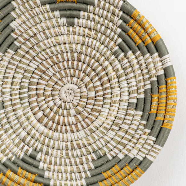 Rawi Floral Woven Wall Basket - Small