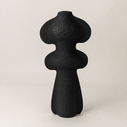 Kajari Ceramic Vase - Black