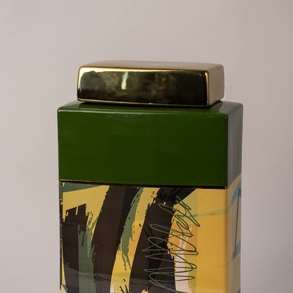 Retro Ceramic Jar - Large