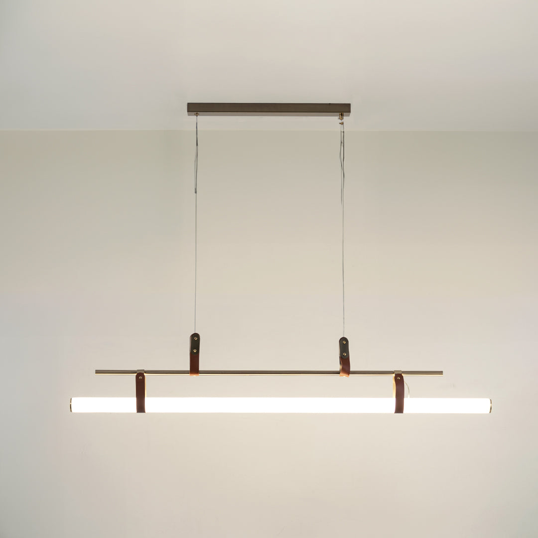 Riley Tube Linear Light - Gold