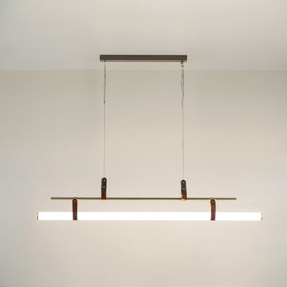 Riley Tube Linear Light - Gold