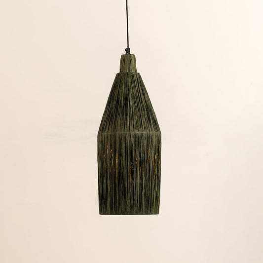 Rio Bottleneck Hanging Lamp Light On White Background