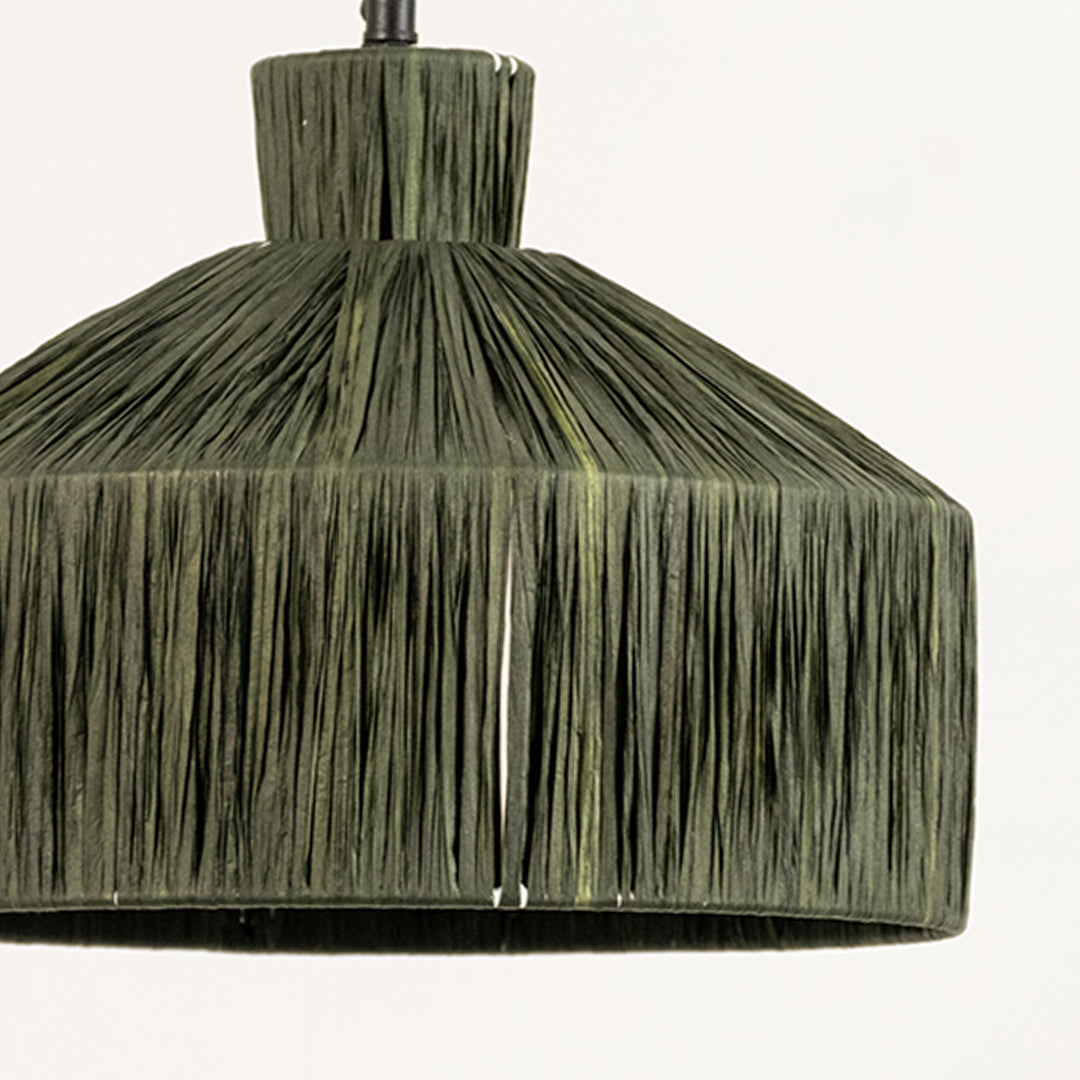 Closeup of green textured decor vase showcasing detailed vertical pattern and premium finish for modern home decor styling.