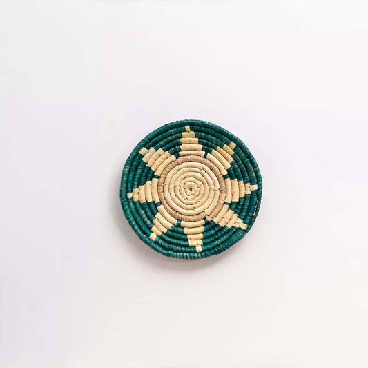 Half-Sunburst Sabai Grass Wall Basket - Style B