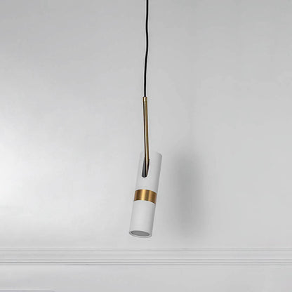 Rotating Spotlight Modern Pendant Light - White