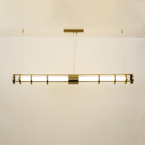 Round Tube Linear Light - Gold