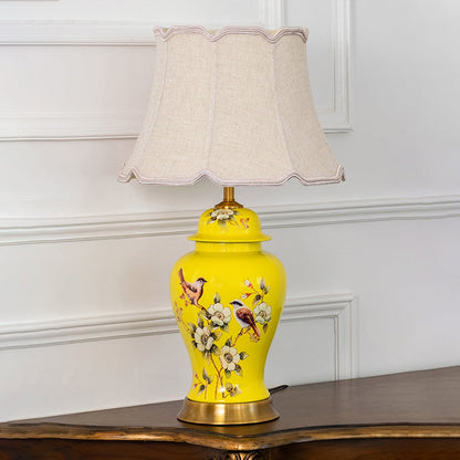 Astra crystal table lamp with white pleated shade and gold base shown on plain white background with light turned off for styling.