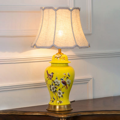 Rumi Table Lamp Large Yellow