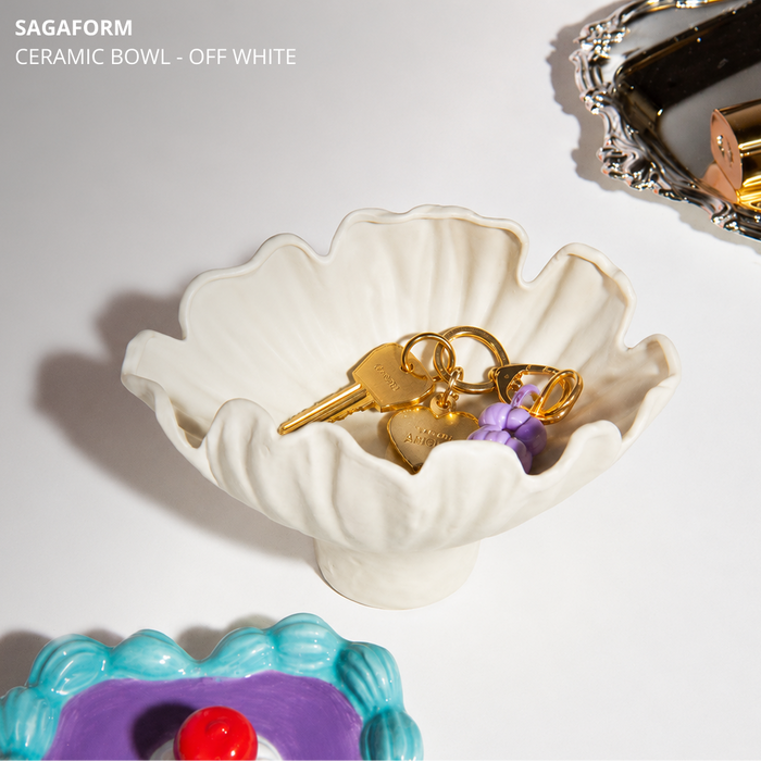 Sagaform Ceramic Bowl - Off White