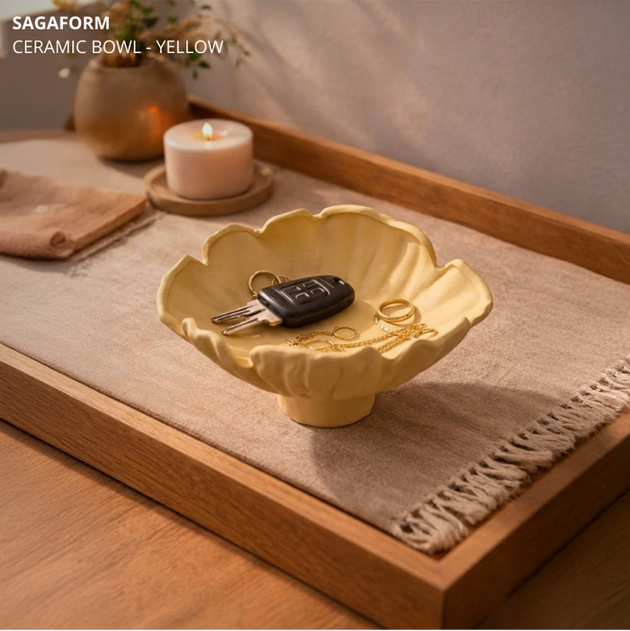 Sagaform Ceramic Bowl - Yellow