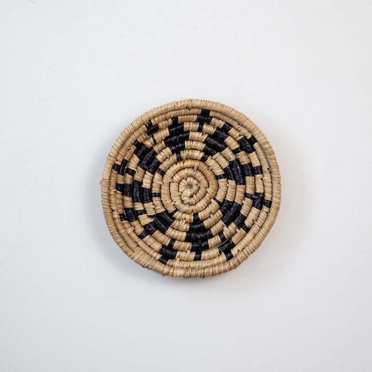 Sahara Saga Handwoven Sea Grass Hanging Wall Basket Beige - Small