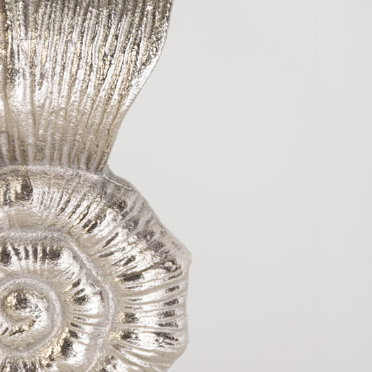 Santorini Sea Snail Silver Decorative Object