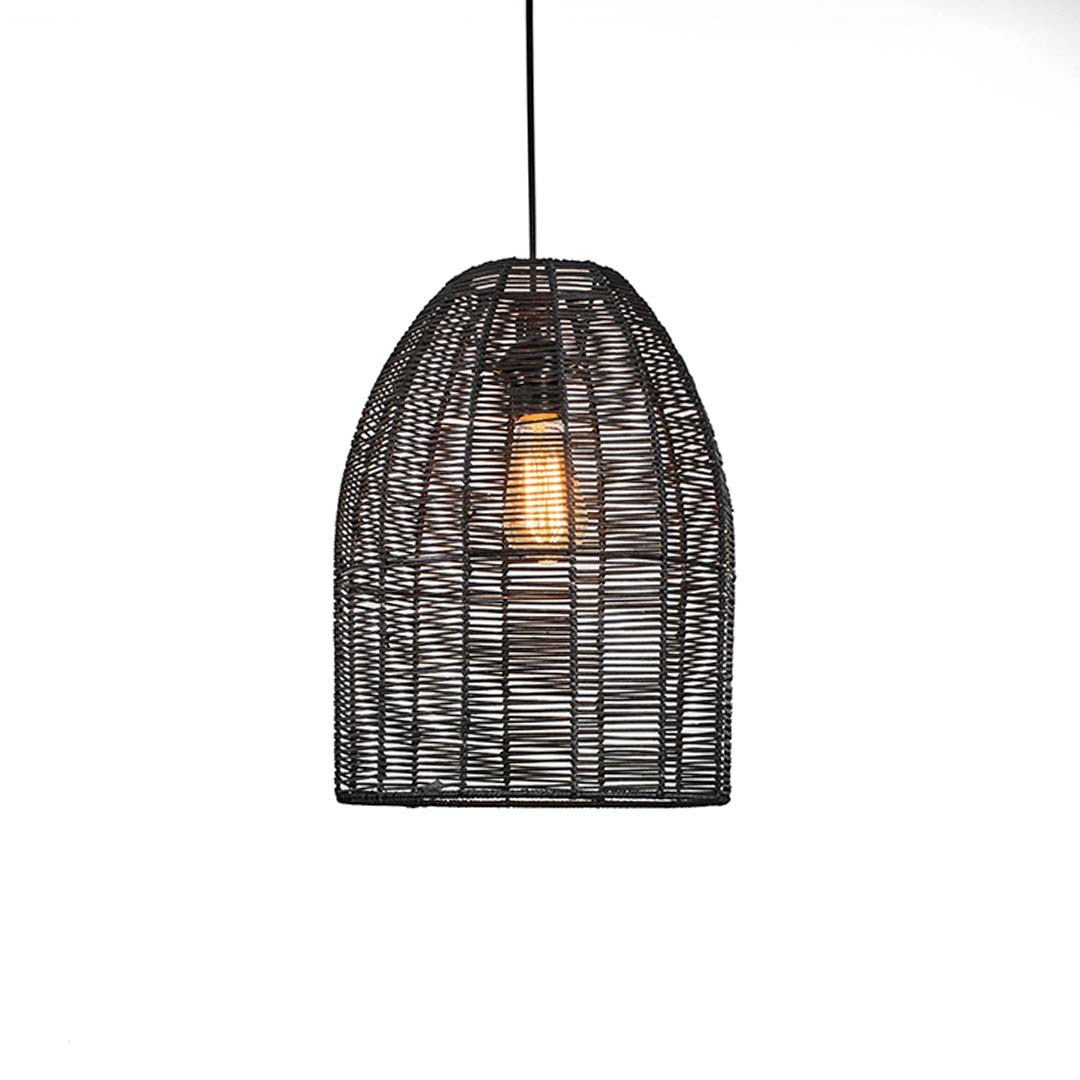 Sawan Bamboo Pendant Light - Black