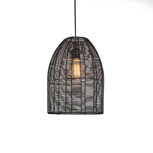 Sawan Bamboo Pendant Light - Black