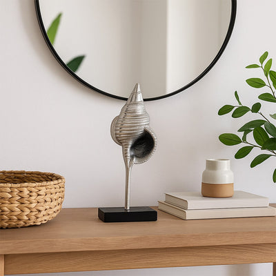 Sea Snail Silver Decorative Object