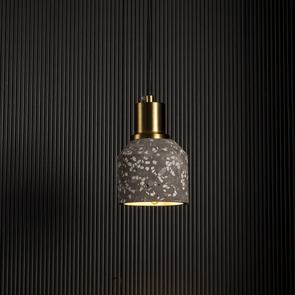 Slreeo Colored Pendant Light Black Dark GreyLight On Black Background