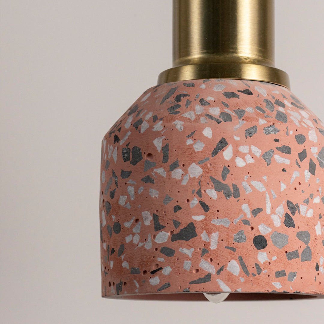 Slreeo Colored Pendant Light- Pink