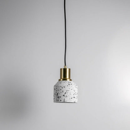 Slreeo Colored Pendant Light- Black & White Light Off White Background