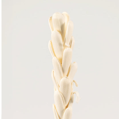 Sola closeup showing ivory petal details on long brown stem perfect for decorative floral styling in modern home interiors.