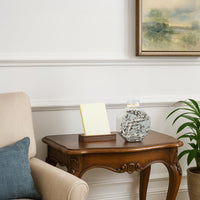 White marble texture jar perfect for elegant living room décor and decorative tabletop styling.