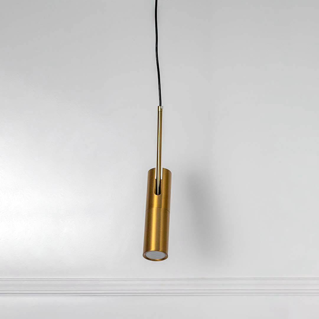 Spotlight Bedroom Hanging Light - Brass