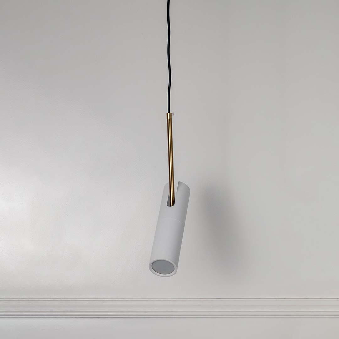 Spotlight Bedroom Hanging Light - White