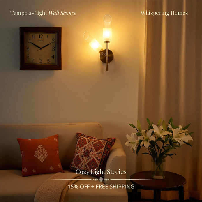 Tempo 2-Light Wall Sconce