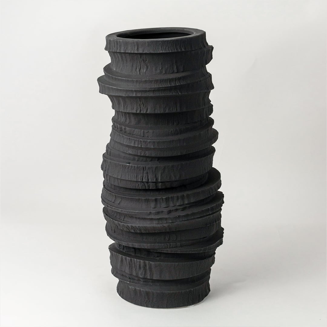 Thrown Tumbler Ceramic Vase