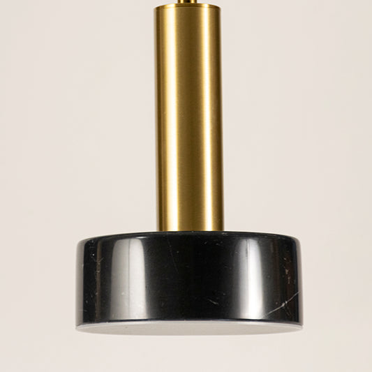 Tiered Marble Hanging Light - Black