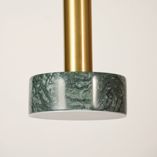 Tiered Marble Hanging Light - Green