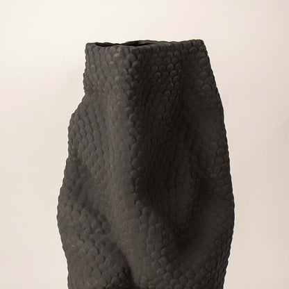 Tree Ceramic Vase - Black