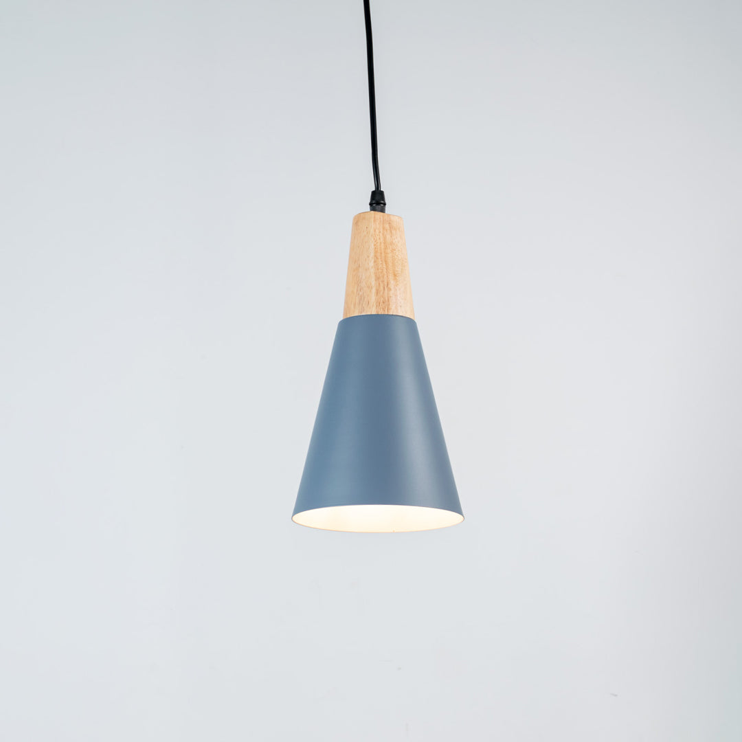 Triangular Cone Pendant Lamp - Grey