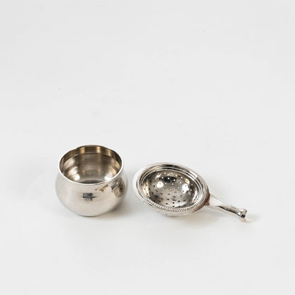 Trit Brass Tea Strainer Set