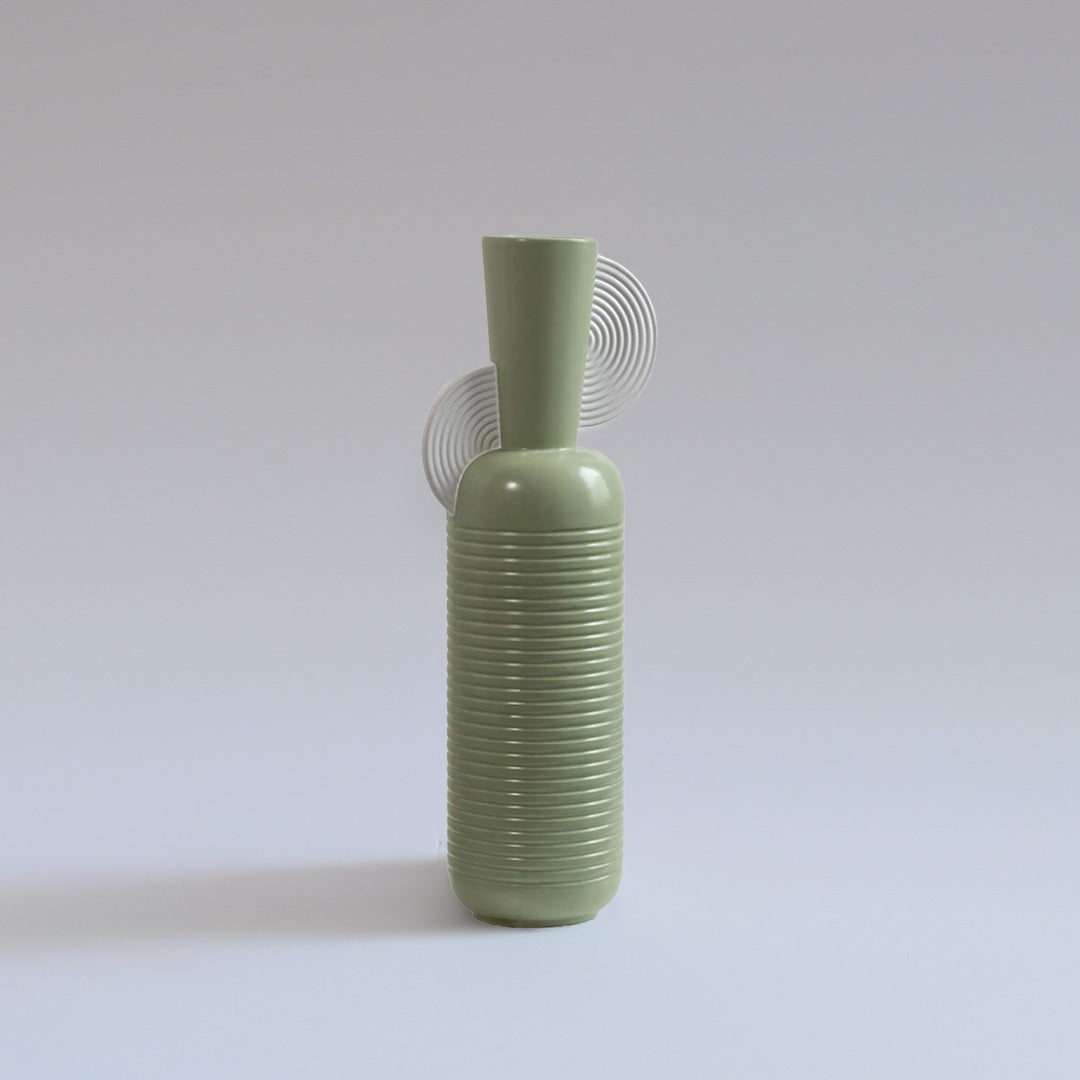 Troy Deco Vase - Olive