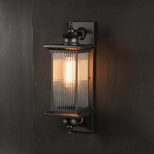 Vista Outdoor Wall Light - Black