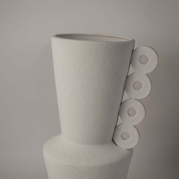 White Pot Ceramic Vase