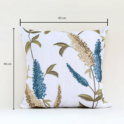 Square cushion cover measuring 40 x 40 cm suitable for sofa chair bed and living room decorative placement.