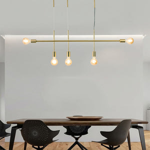 Zeus 5-Light Chandelier - Gold