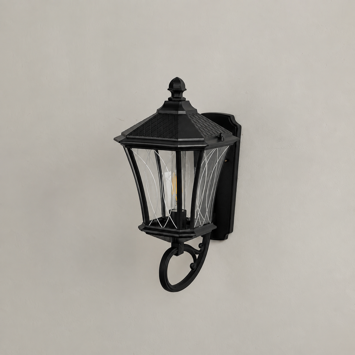 Abaca Upward Outdoor Wall Light - Large