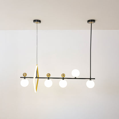 Aball Bruno 6-Light Chandelier - Black