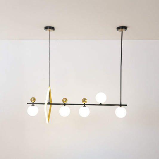 Aball Bruno 6-Light Chandelier - Black