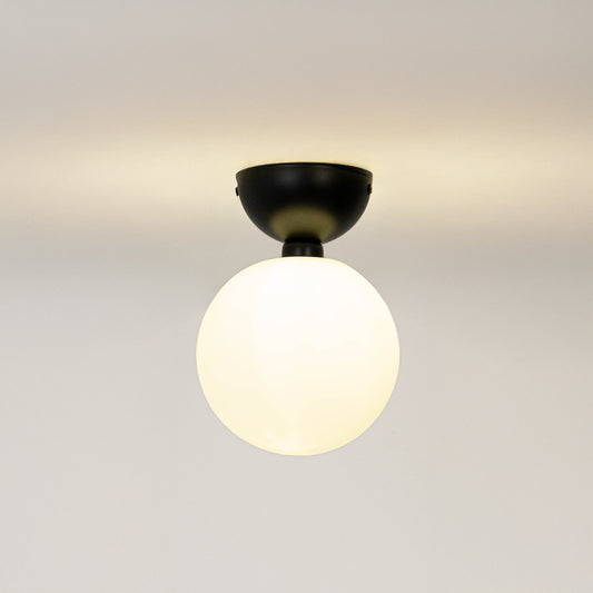 Aballs Semi Flush Mount Ceiling Light - Black