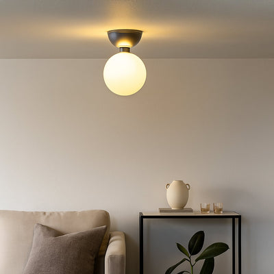 Aballs Semi Flush Mount Ceiling Light - Chrome