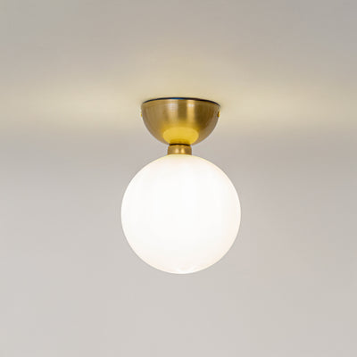 Aballs Semi Flush Mount Ceiling Light - Gold