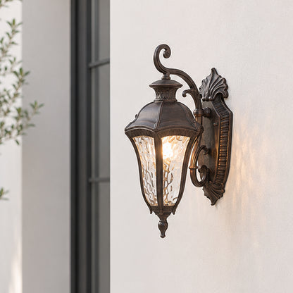 Adam Outdoor Wall Light - Brown