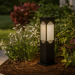 Aero Matrix Garden Bollard Light
