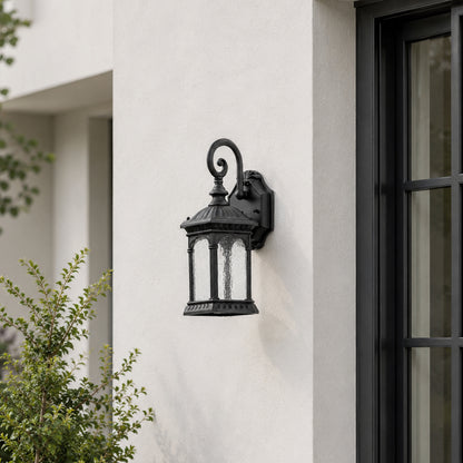Affable Outdoor Wall Light - Black