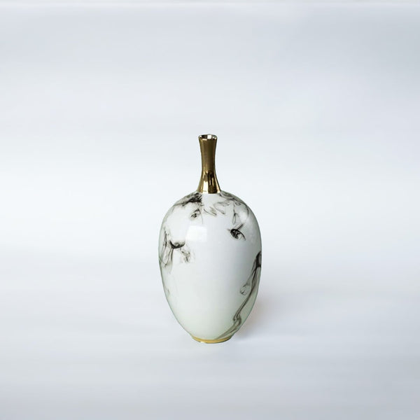 Almond Ceramic Vase - Small - Open Box