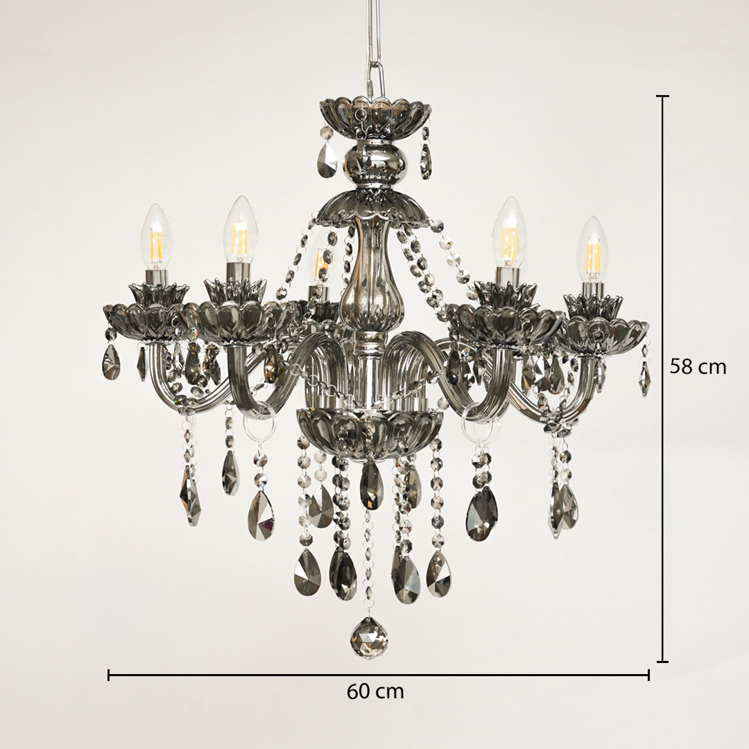 Amaris 6-Light Crystal Chandelier
