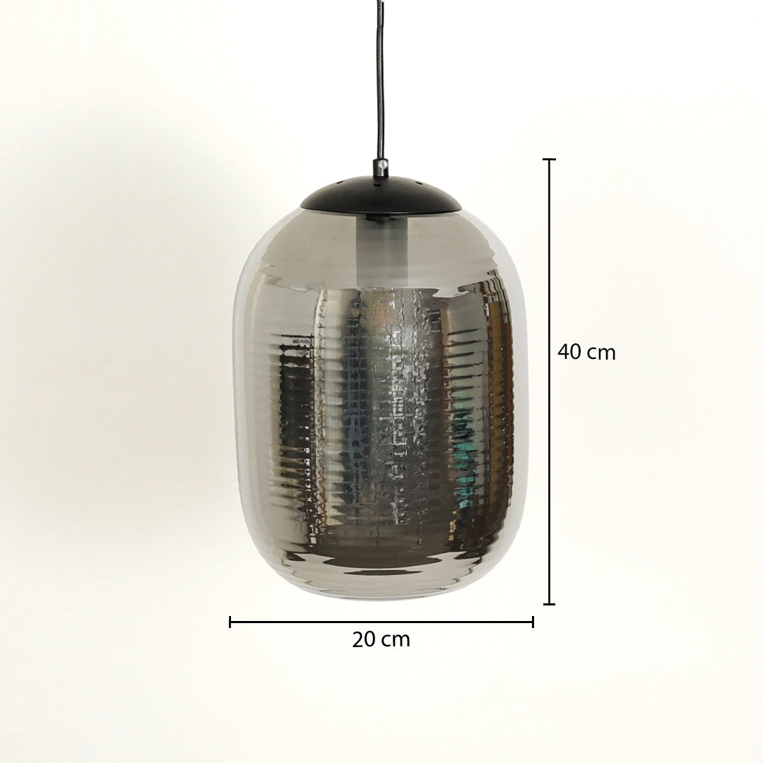 American Style Water Ripple Glass Hanging Light
